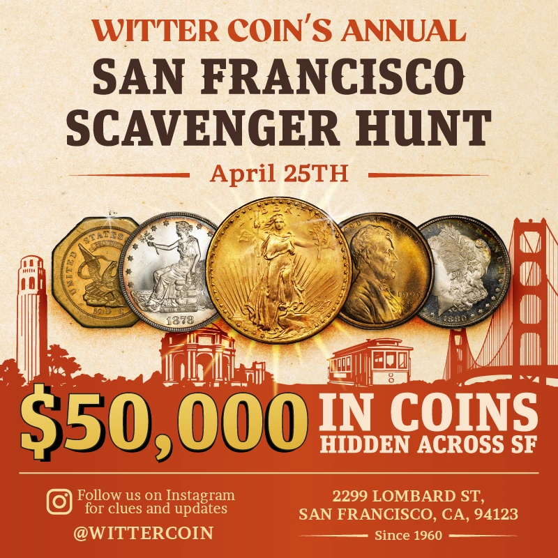 witter coins annual san francisco scavenger hunt